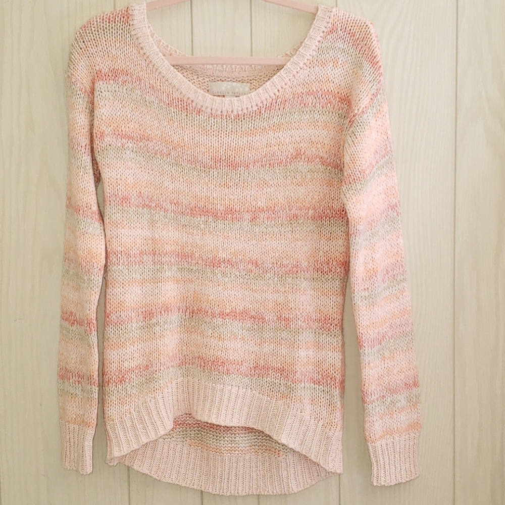 Carolyn Taylor tunic sweater with high/low hem